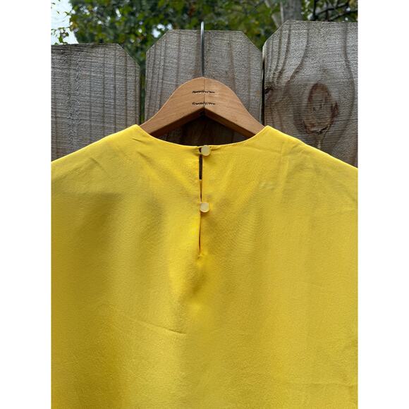 Late 80s / Early 90s Liz Claiborne Silk Top – Golden Hour Vintage - Picture 8 of 11